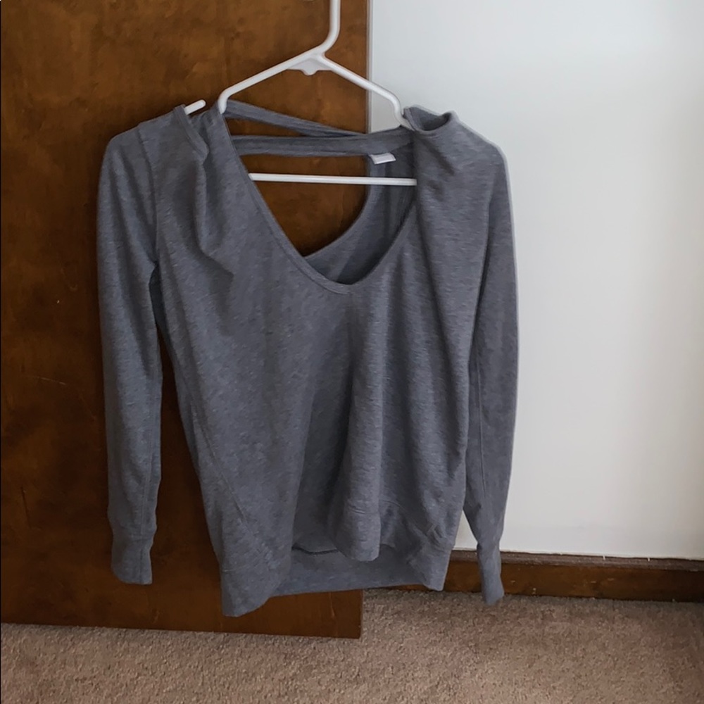 gray old navy long sleeve